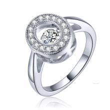 New Fashion 925 Silver Jewelry Dancing Diamond Micro Setting